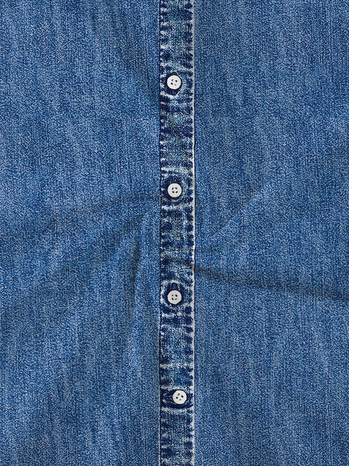 BILLIE™ | Button-Through Denim Dress