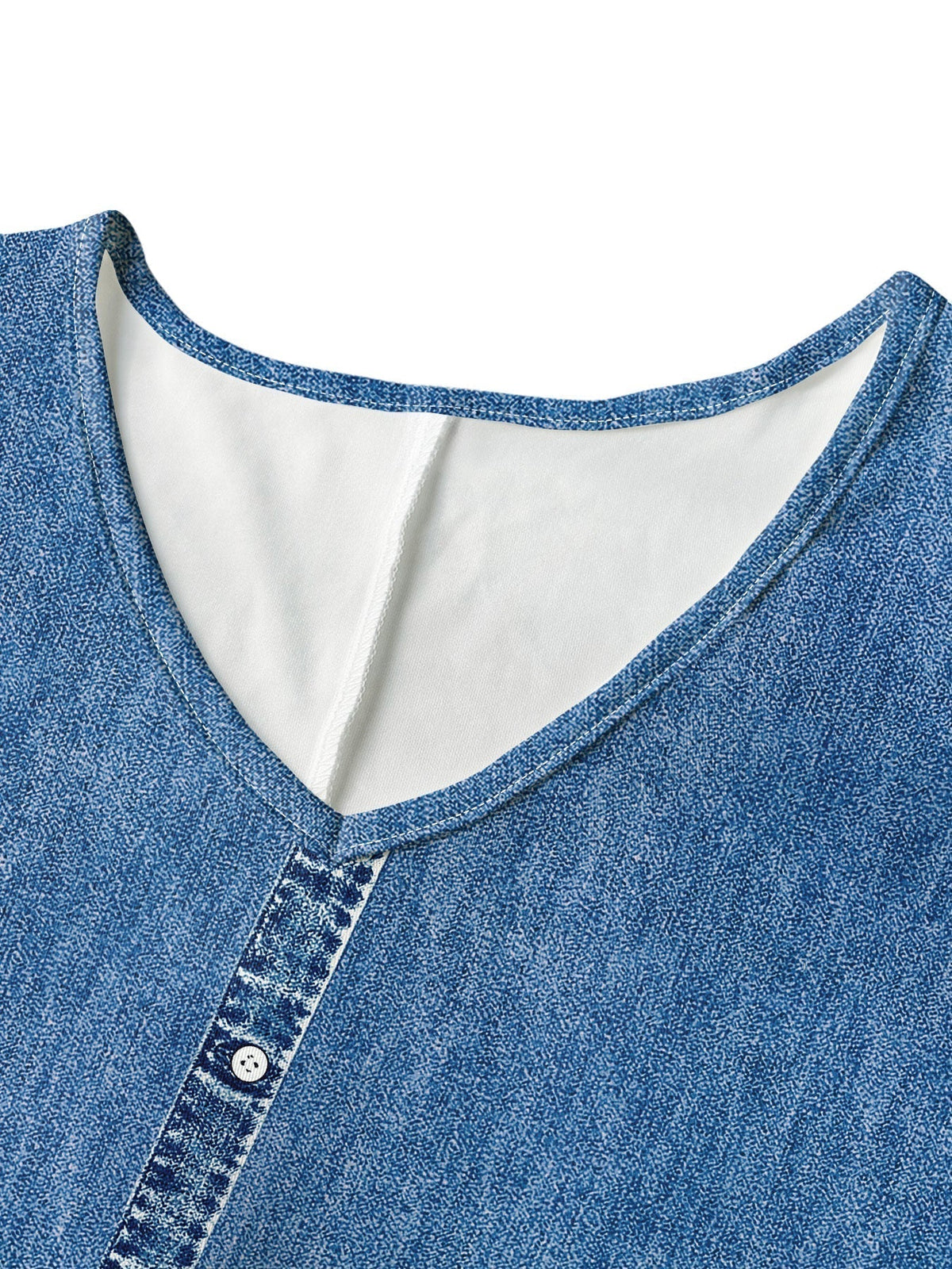 BILLIE™ | Button-Through Denim Dress