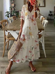 HELENA™ | Tassel-Tie Dress